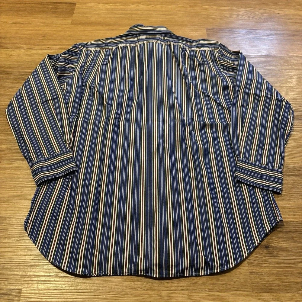 Polo Ralph Lauren Curham Shirt Men's 16 32/33 Striped Long Sleeve Button Down L